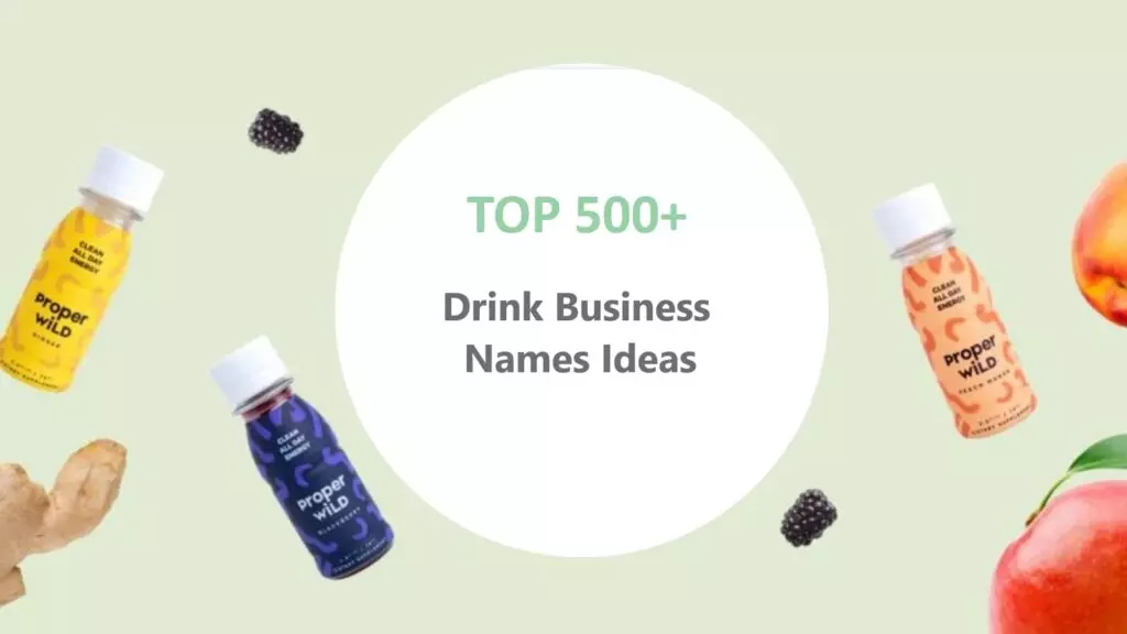 Drink Business Names Ideas