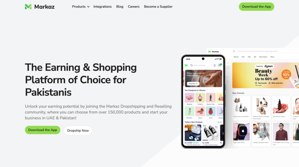 best dropshipping websites in pakistan for shopify