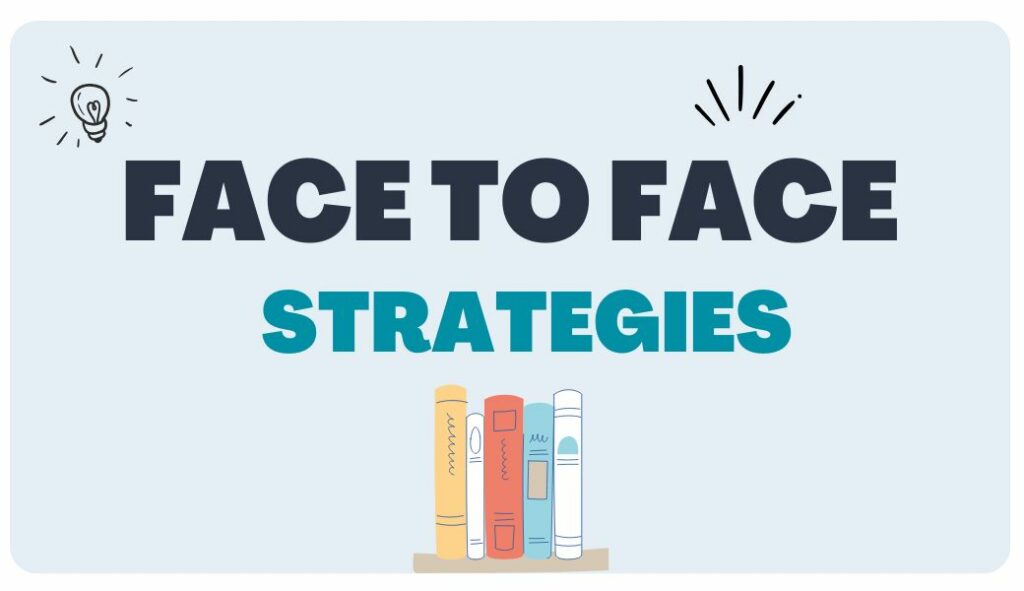 face to face marketing strategies