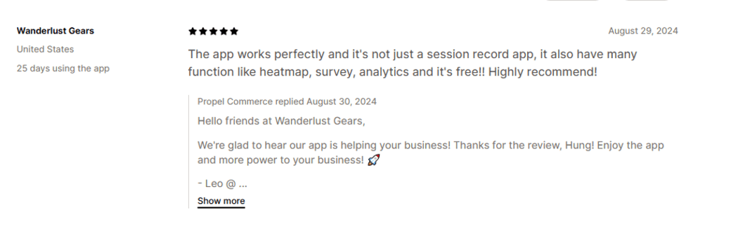 shopify heat maps