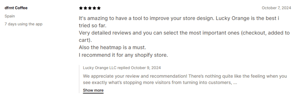 heatmap shopify
