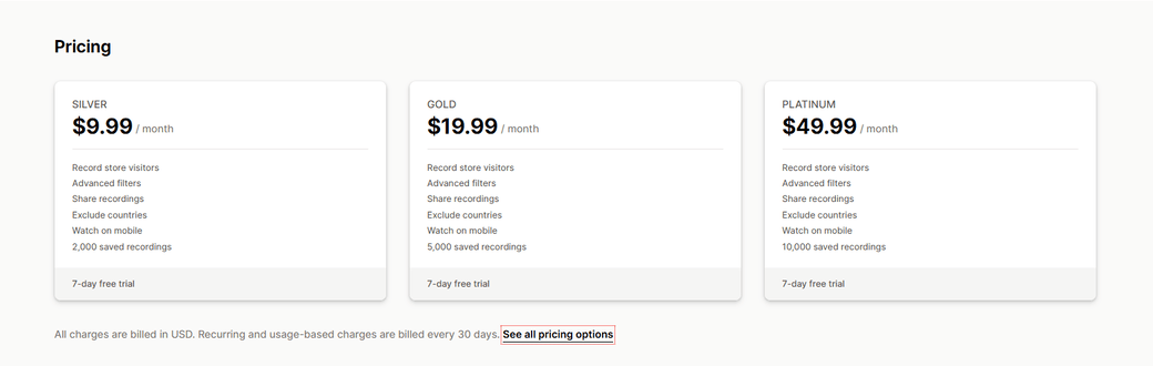 session recoding shopify app