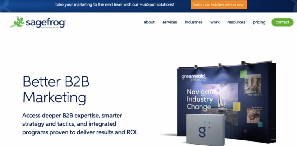 b2b performance marketing agency