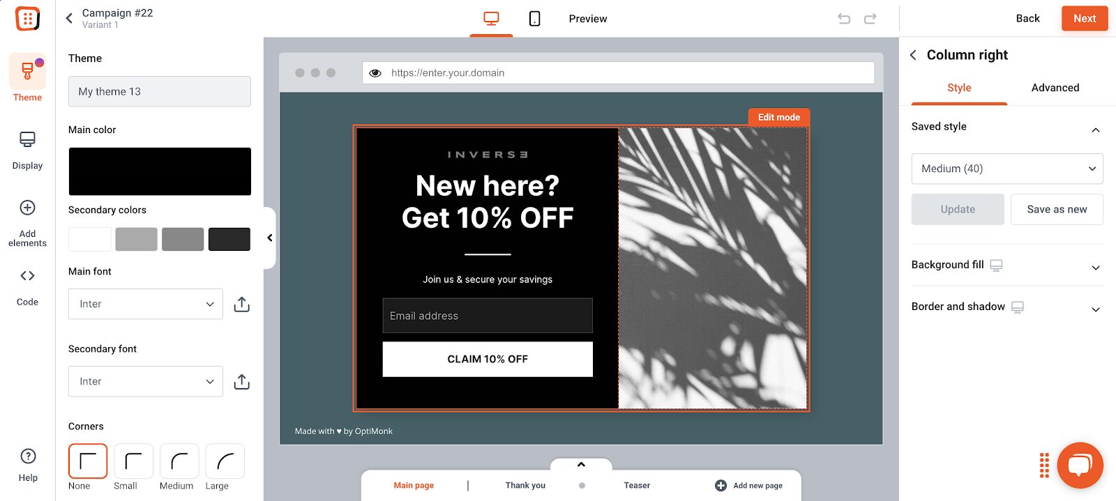 How to create pop up discount on Shopify
