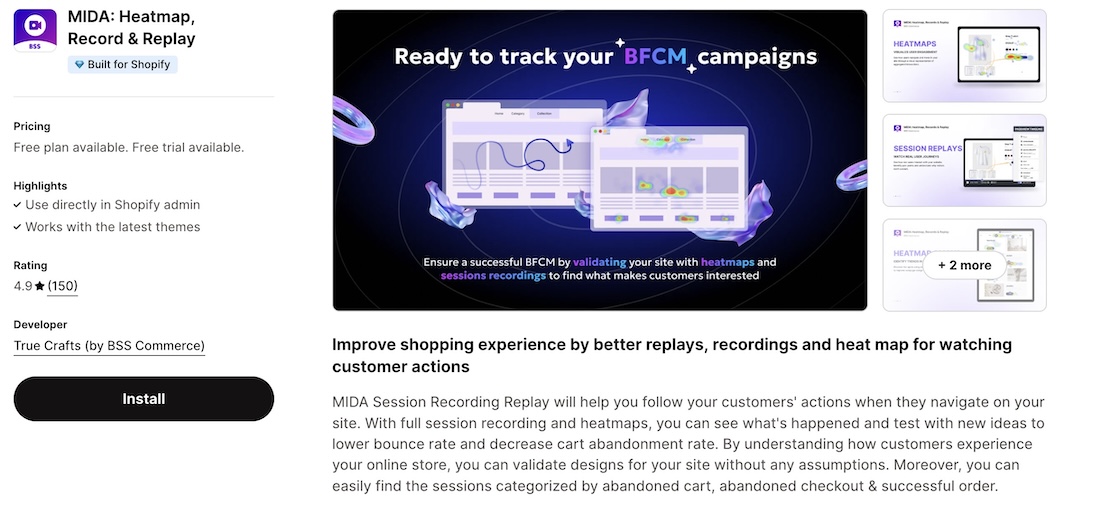 MIDA-Recording-Replay-in-Shopify-store