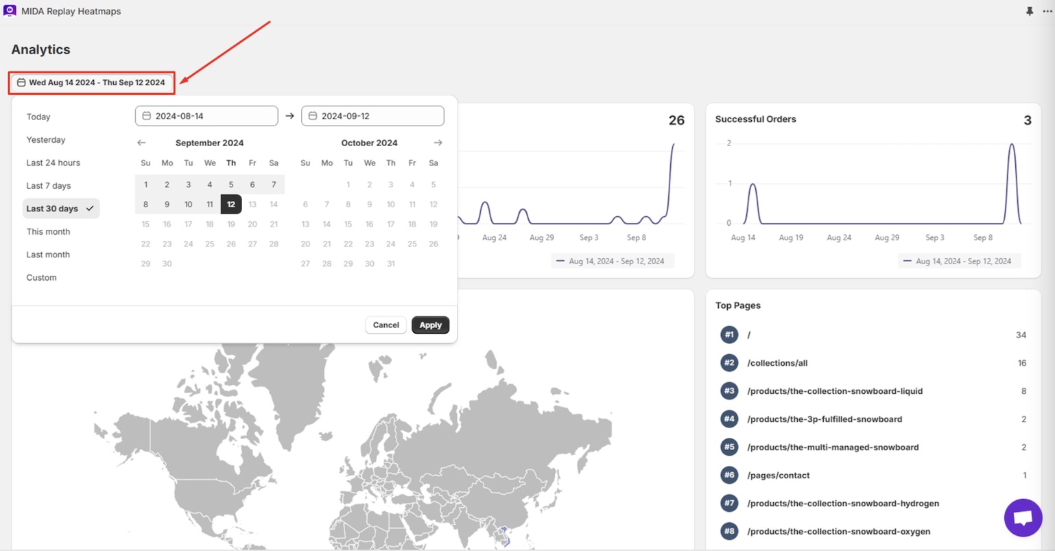 MIDA-Recording-Replay-view-analytics