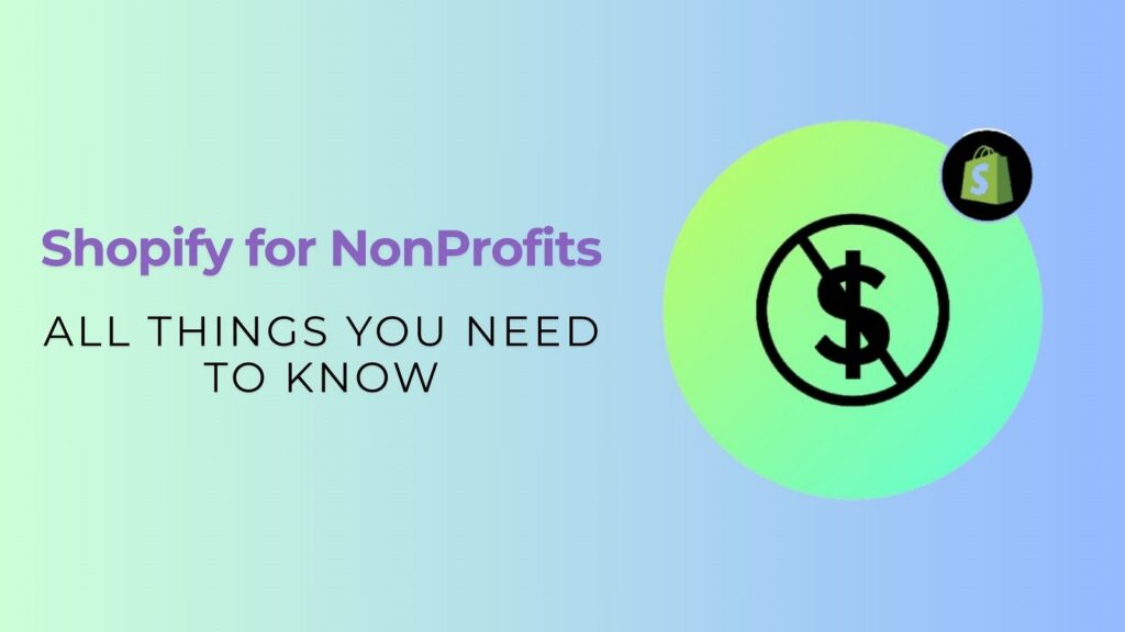 Shopify for NonProfits