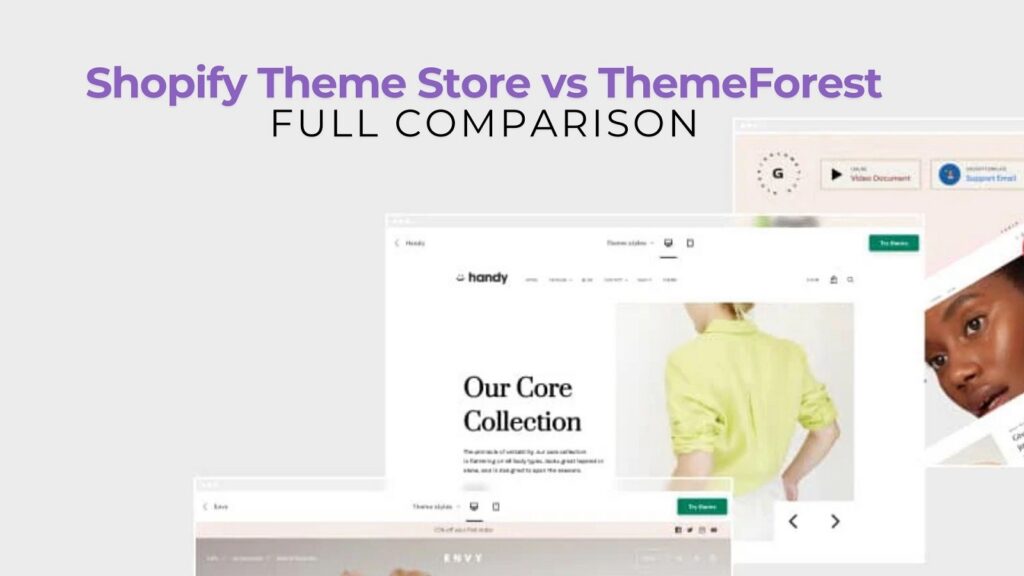 Shopify Theme Store vs Themeforest