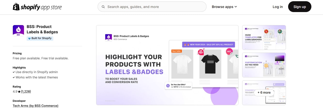 How to increase conversion rate Shopify for B2B wholesale - BSS product labels app