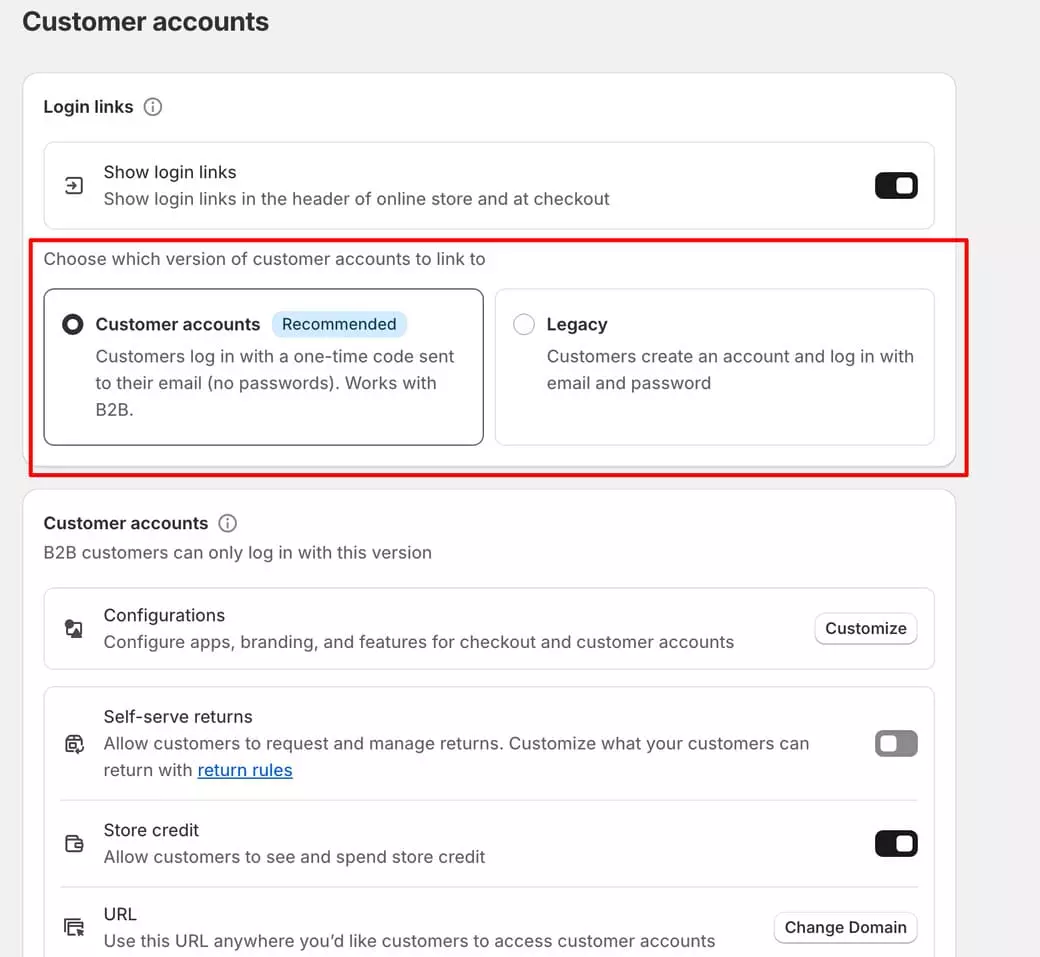 b2b on shopify plus