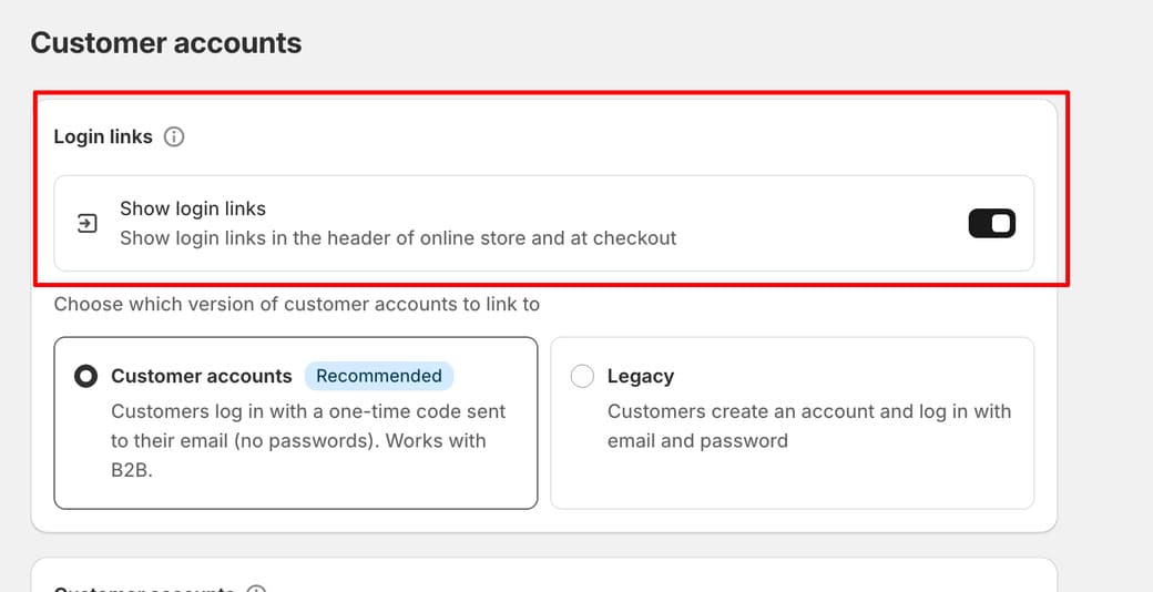 b2b on shopify plus