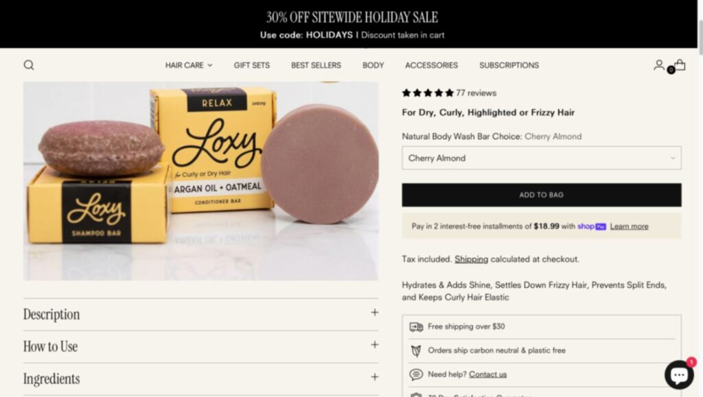 stiletto theme shopify's usage information block