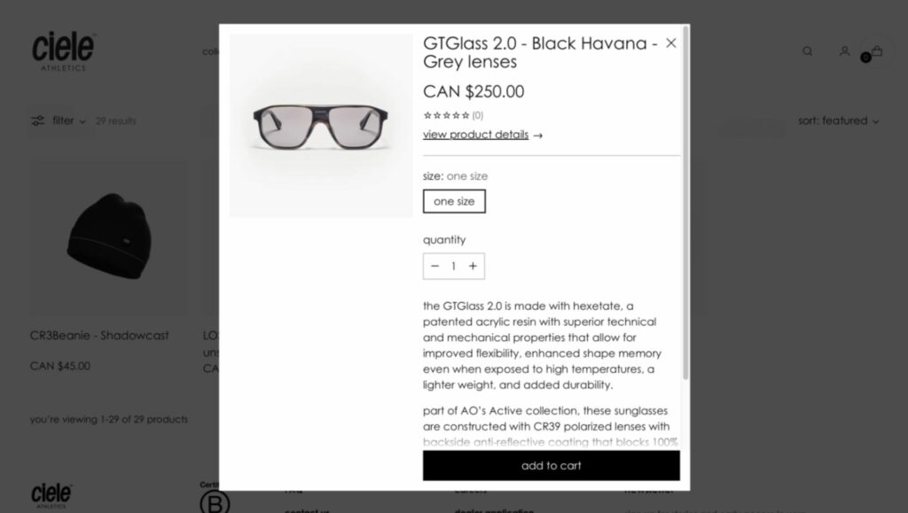 stiletto shopify theme quick view feature