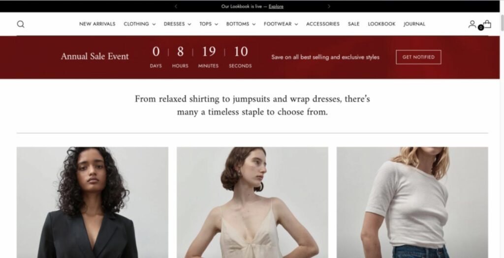 stiletto shopify theme countdown timer feature