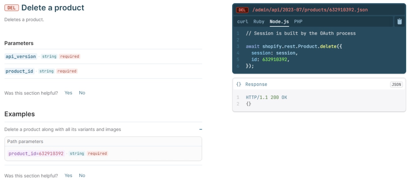 Shopify-Product-API-delete-product