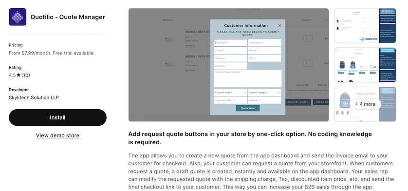 Shopify-Quote-App-Quotlio