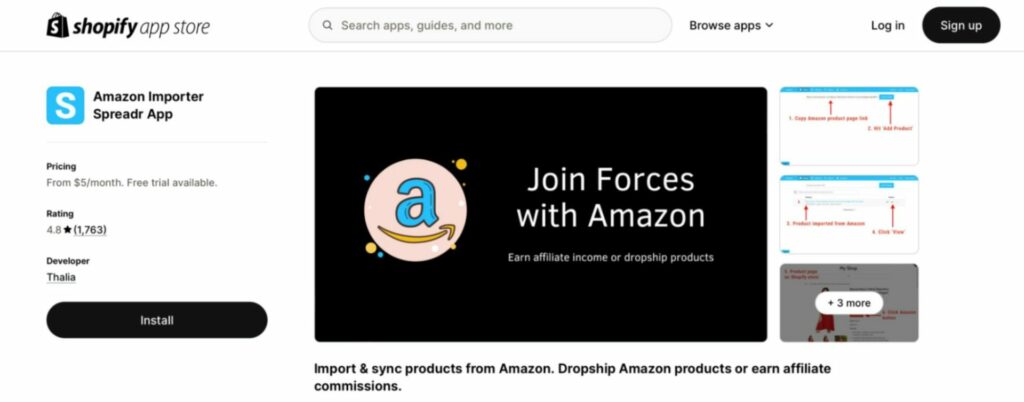 shopify amazon integration app