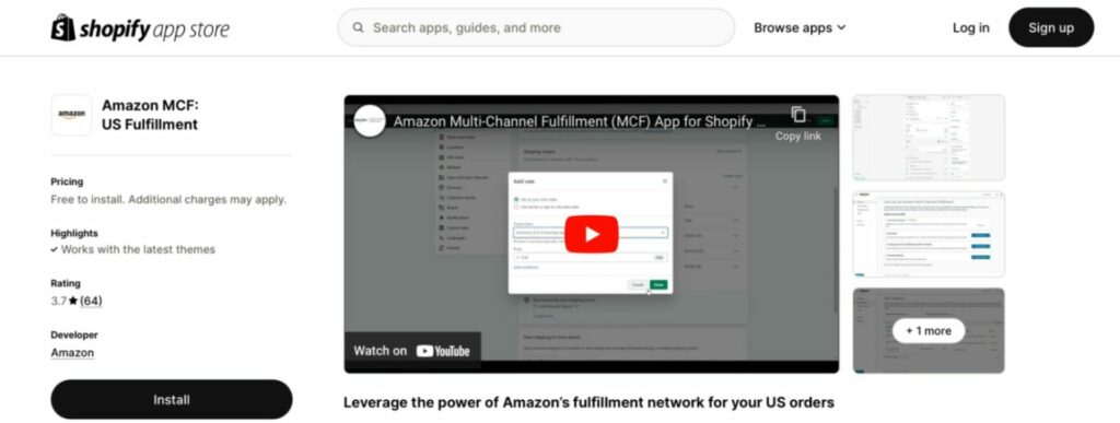 shopify amazon integration app
