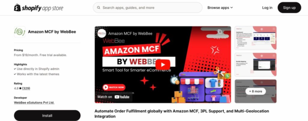 shopify amazon integration app