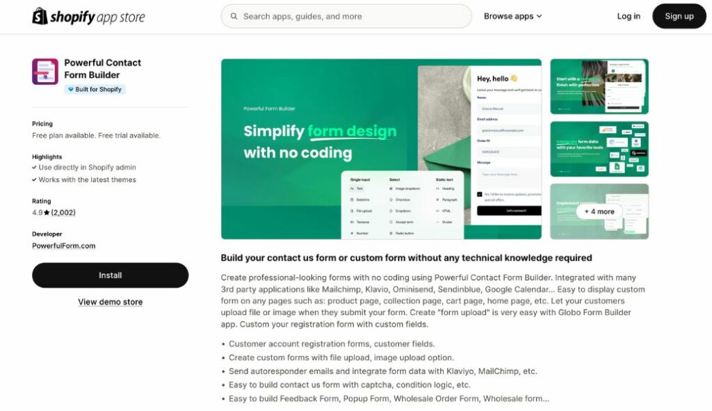 b2b registration form app powerful contact form builder
