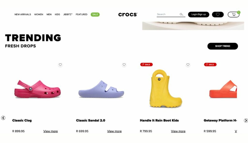does shopify work in south africa - crocs