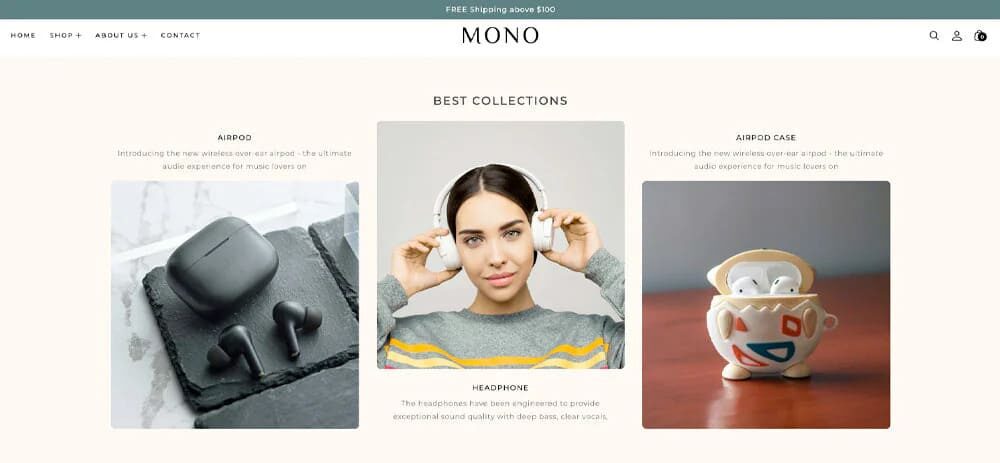 mono shopify theme review
