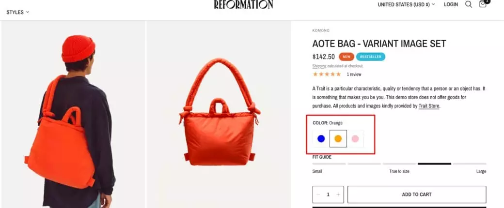 reformation shopify theme
