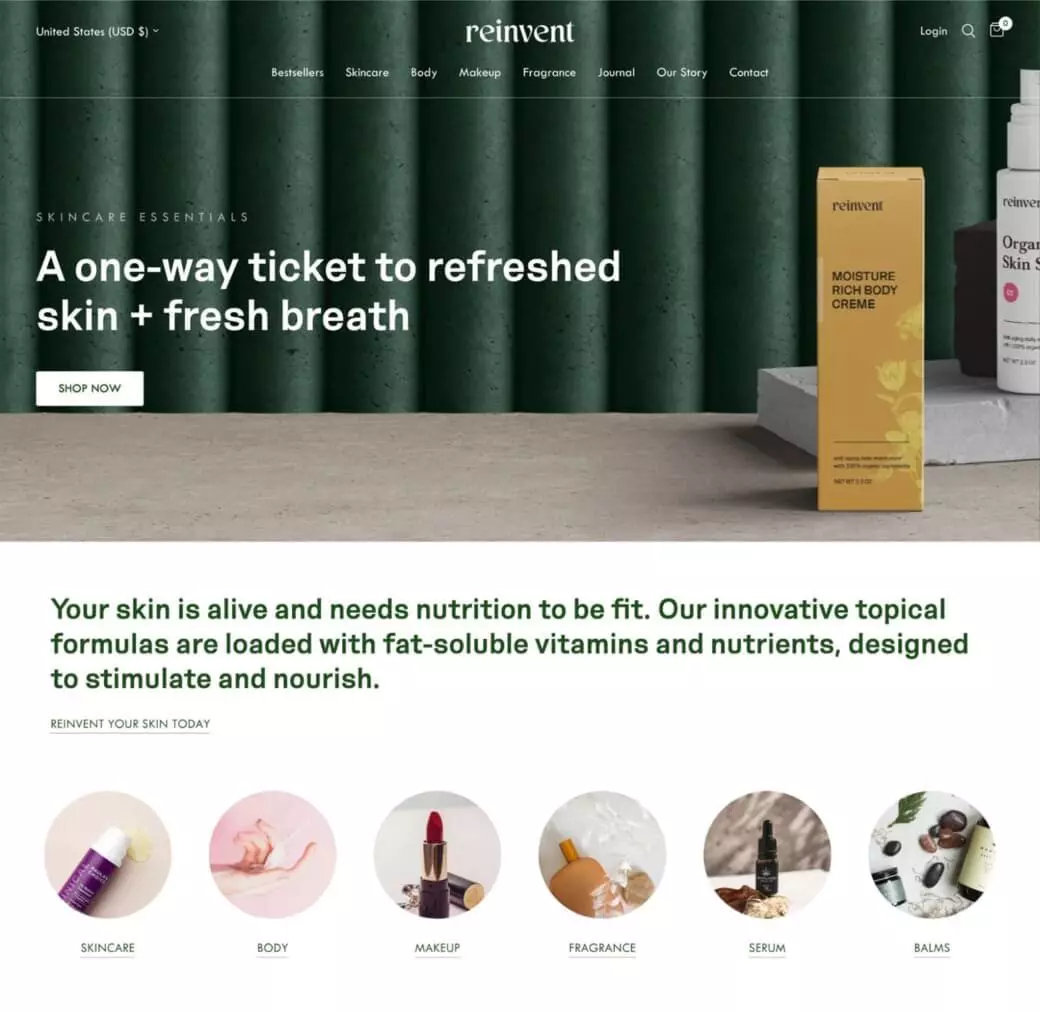 reformation shopify theme