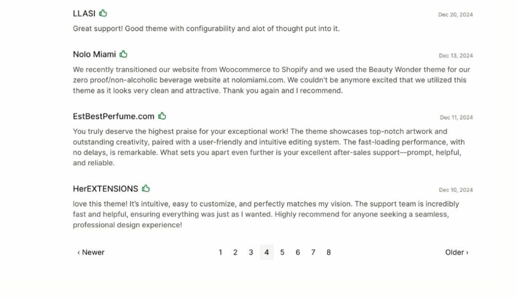 wonder shopify theme reviews