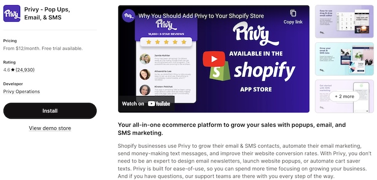 Shopify-marketing-automation-app-Privy
