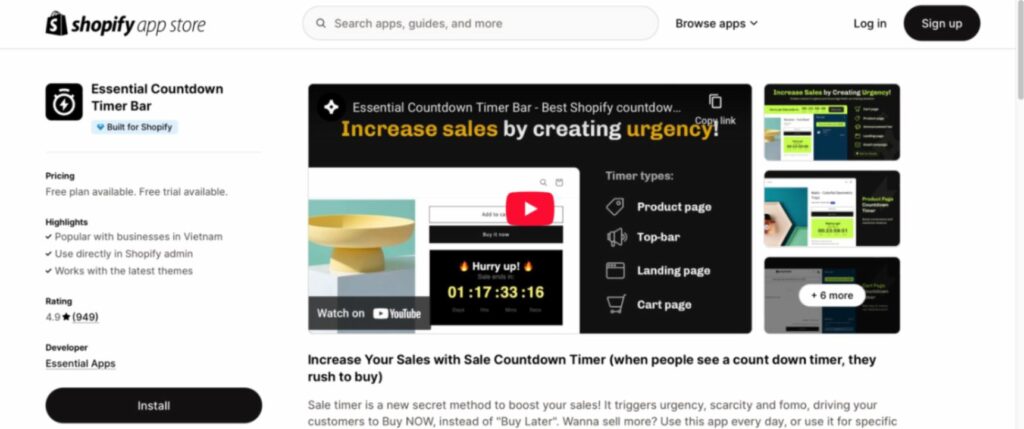 countdown timer apps for shopify