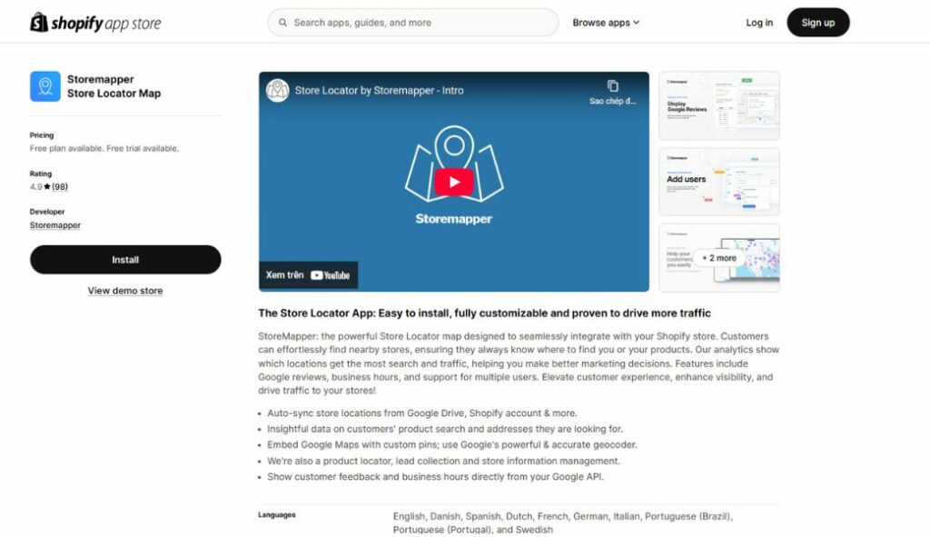 get customer location on shopify app storemapper