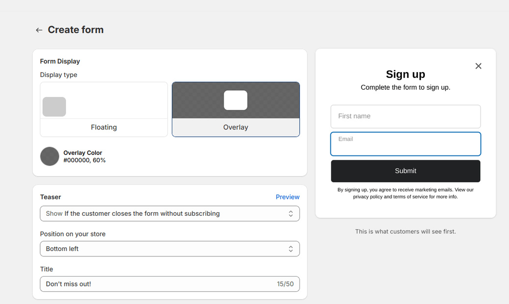 how to add a popup to shopify