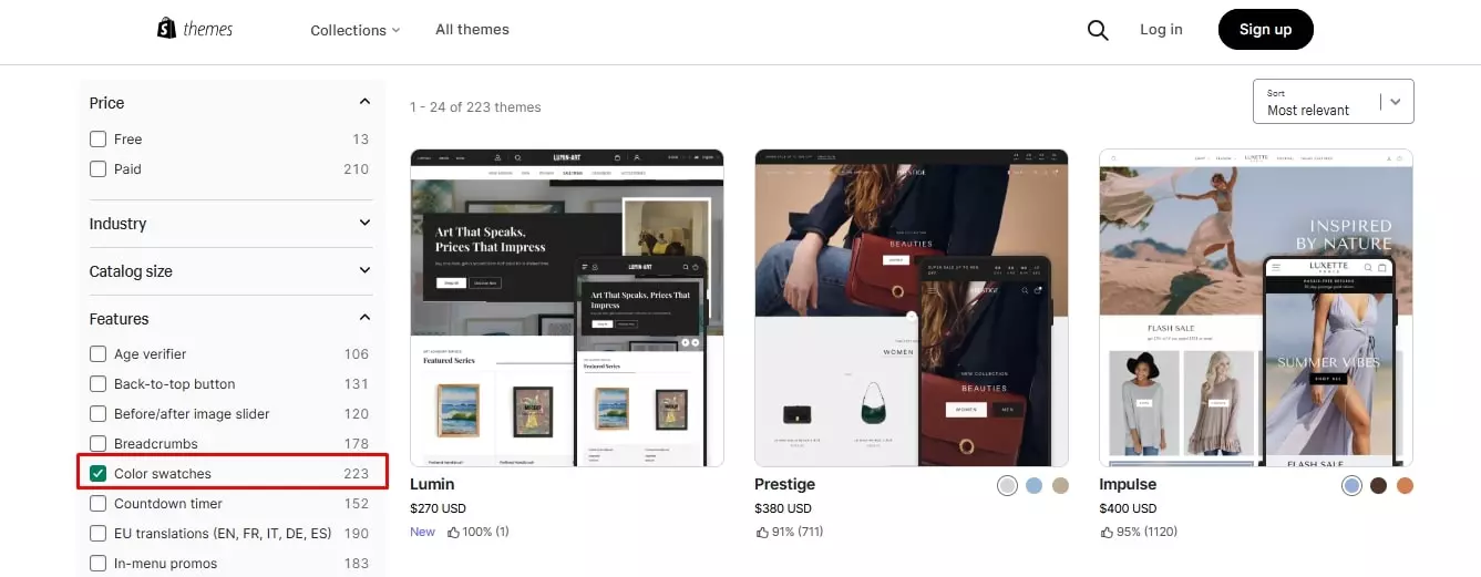 how to add custom color swatches in shopify 1