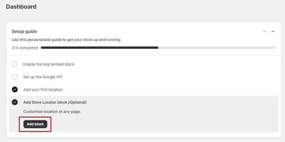 how to add store locator on shopify