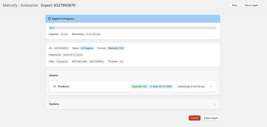 how to export products from shopify
