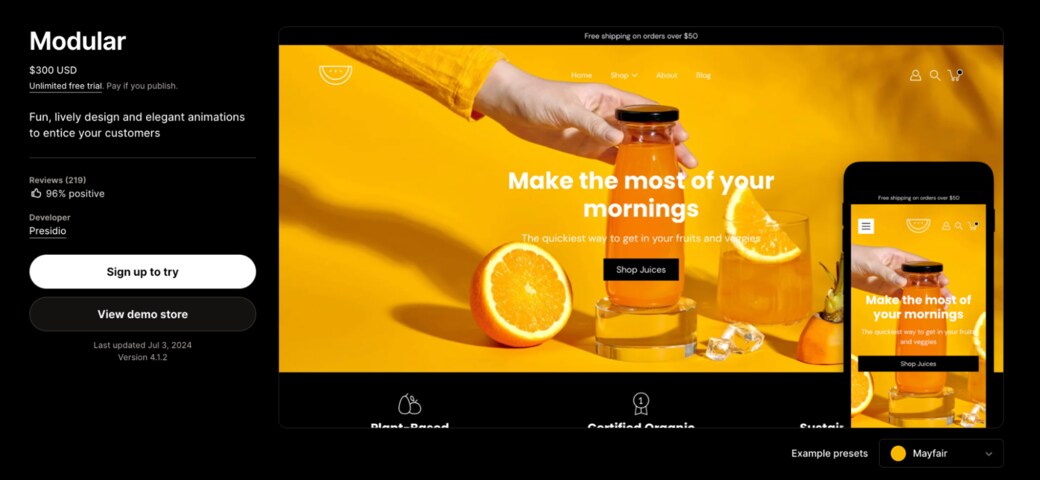 luxury shopify theme
