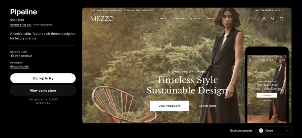 luxury shopify theme