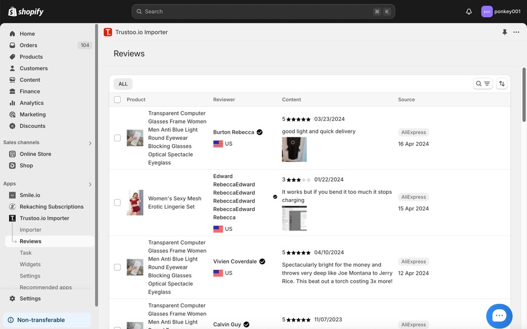 shopify app aliexpress reviews