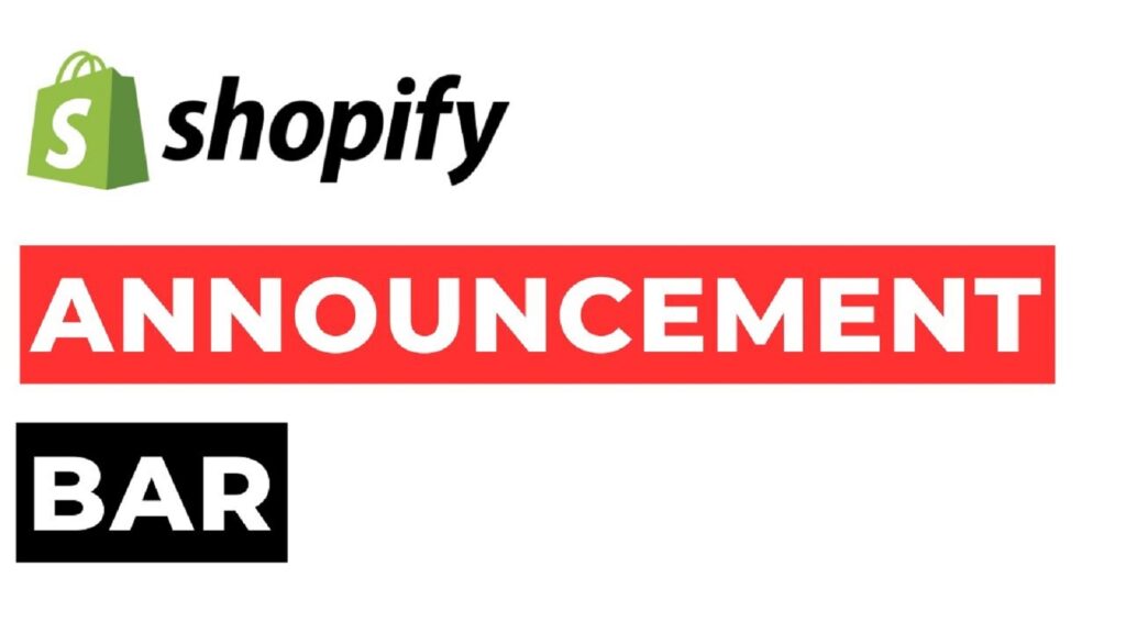 shopify announcement bar