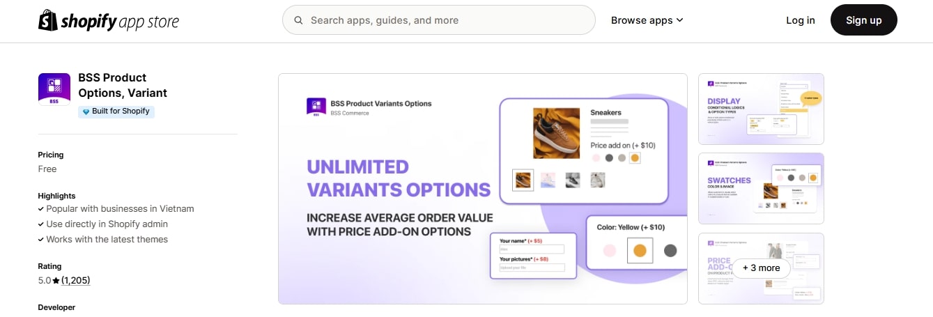 Shopify color swatch apps 1