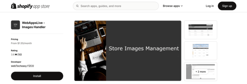 shopify export products