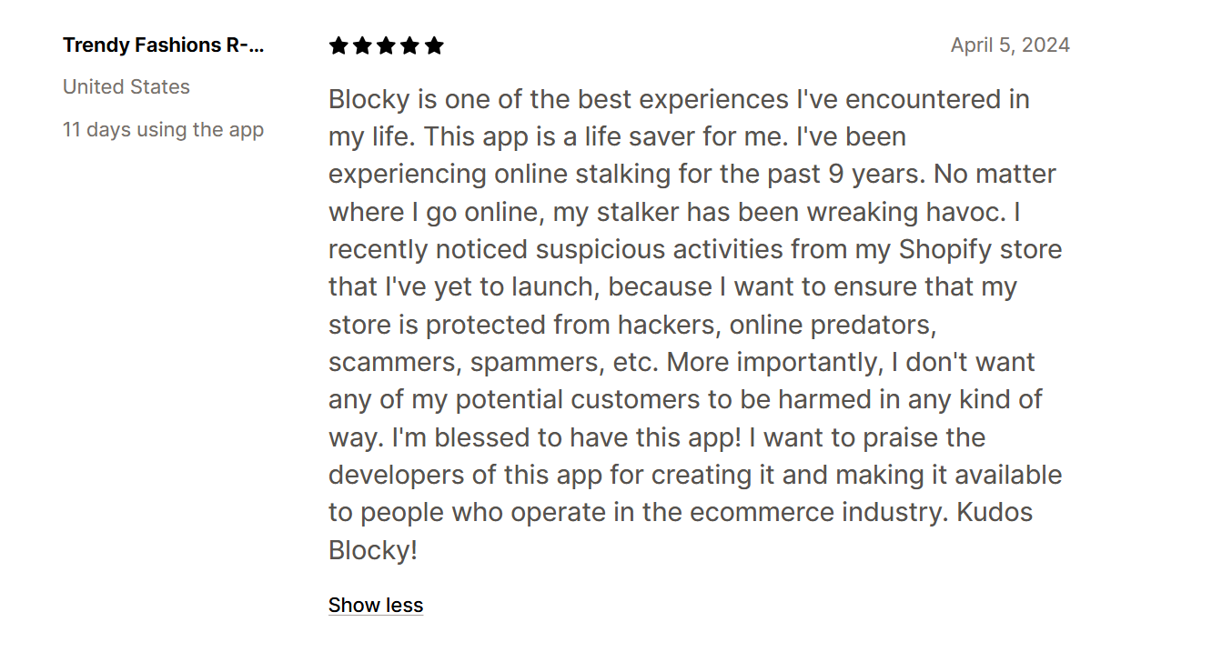 Shopify fraud protection app