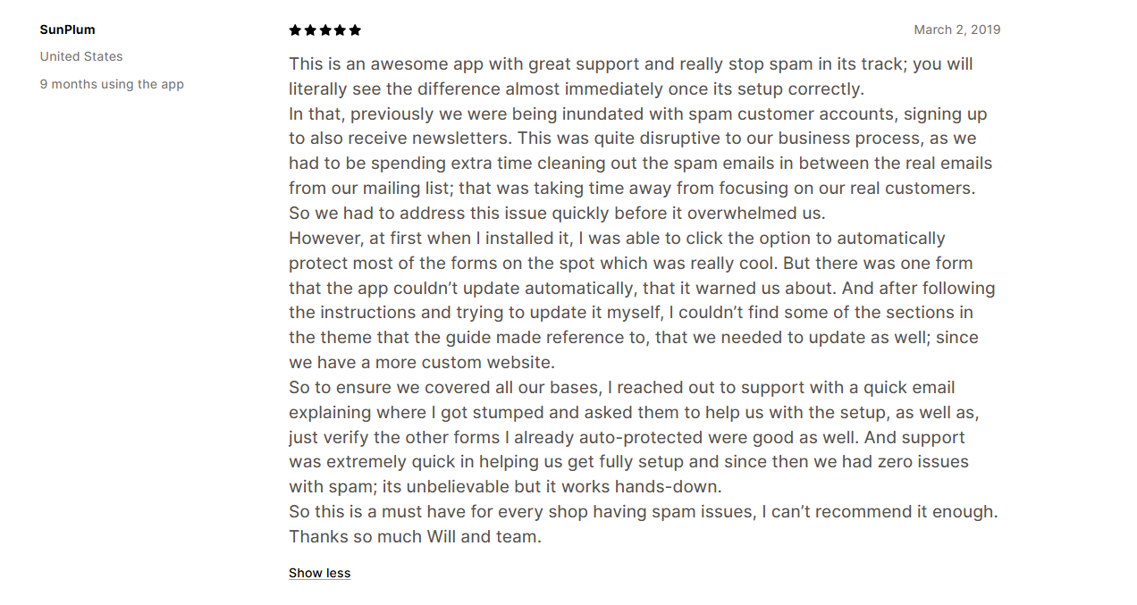 Shopify fraud protection app