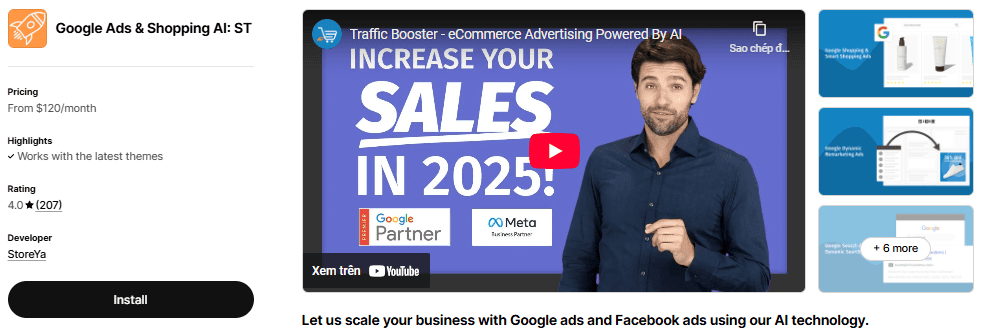 Shopify get traffic apps