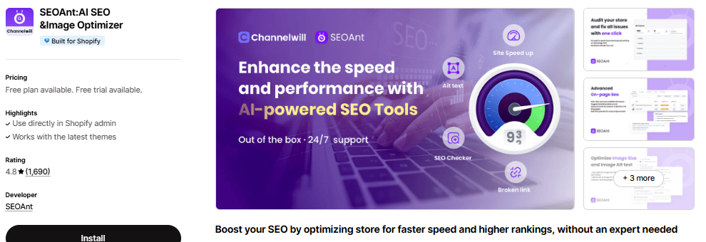 Shopify get traffic apps