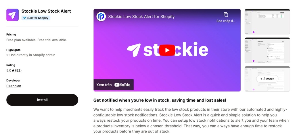 shopify price alert app