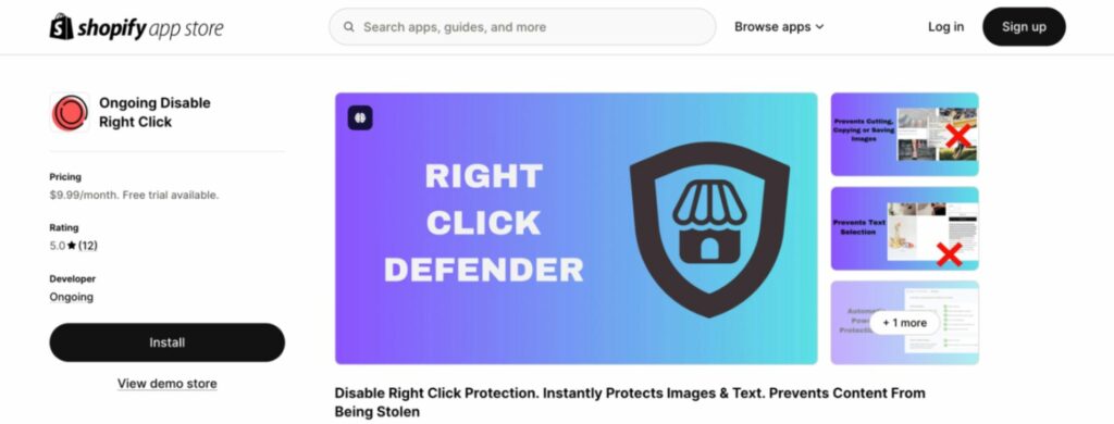 shopify sorting disabler app