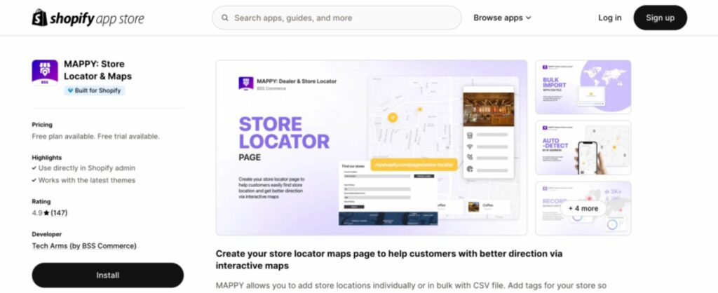 shopify store locator 