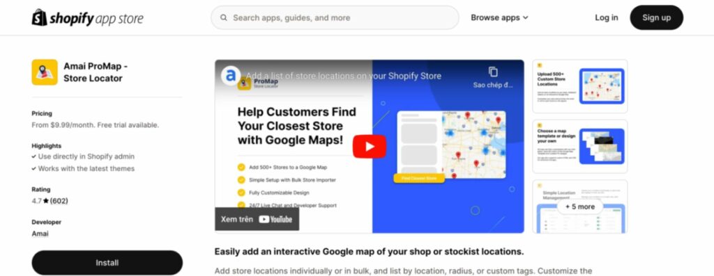 shopify store locator 